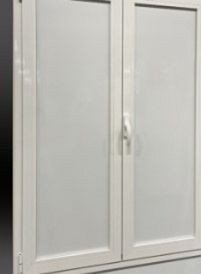 NordCap Volltür für ALASKA 100 / SLIM 100, rückseitig, Aluminium-Rahmen und CNS-Paneel, 41860050057600