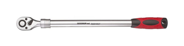 GEDORE red 2K-Teleskopknarre, umschaltbar L/R. 1/2, Länge 460-600mm, 3300522