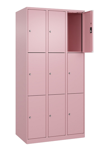 C+P Schließfachschrank Evolo PLUS, 9 Fächer, 1850x900x500mm, 3015/3015, 049000-303 S10024