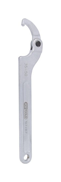 KS Tools Gelenk-Hakenschlüssel mit Nase, 35-50 mm, 517.1317