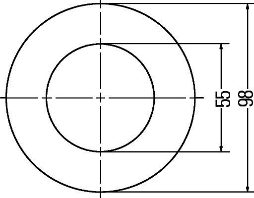 HELLA Innenraumleuchte, LED, 12V, 1.8W, LED, Einbau, Lichtscheibenfarbe: glasklar, 2JA 008 405-081