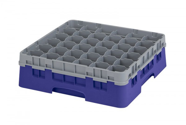 Cambro Spülkorb mit 36 Fächer Camrack® 11,4 cm Marineblau, 36S418186