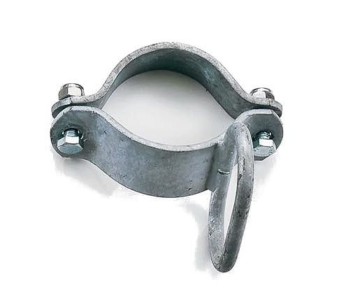 Growi Montageschelle für Pfosten Ø 102 mm, mit einem Riegelhalter, 19901100