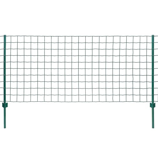 vidaXL Metallzaun Stahl 20 x 1 m Grün, 142815, 8718475594284