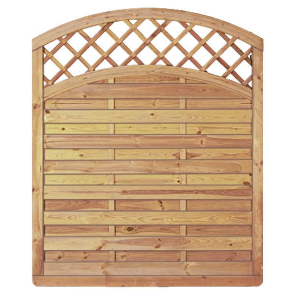 T&J Avantgarde-Serie Doppelbogen 1, 150 x 180/160 cm, kdi-grün, Rahmen 45/68 mm, Lamellen glatt, 23934