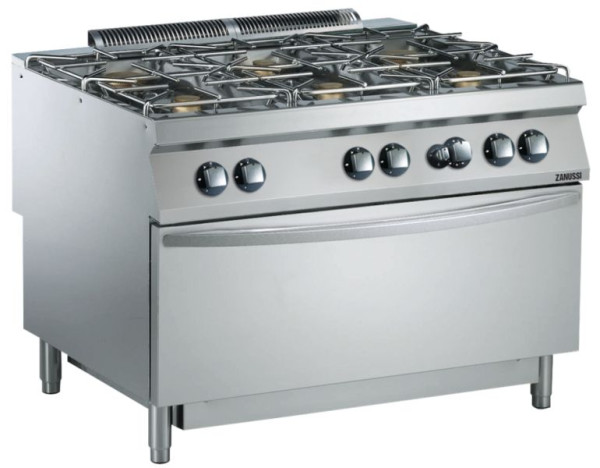 ZANUSSI Gasherd GH9 / 6F-GGB-S, Standgerät, 406392015