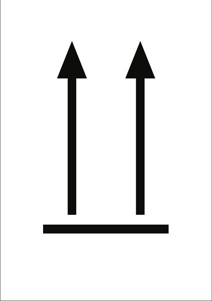 Moedel Symbol Oben!, Folie, 105x148 mm, 65923, 4060081029761
