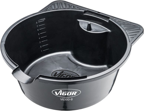 VIGOR Öl-Ablasswanne, 8 l, 370 mm, V6300-8, 4047728068970