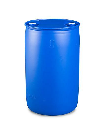 DENIOS Kunststoff-Spundfass, 220 l, Spundverschraubung 2'' grob und 2'' TriSure, 266143