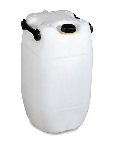 DENIOS Kunststoffkanister aus Polyethylen (PE), 60 Liter, natur-transparent, 266-992