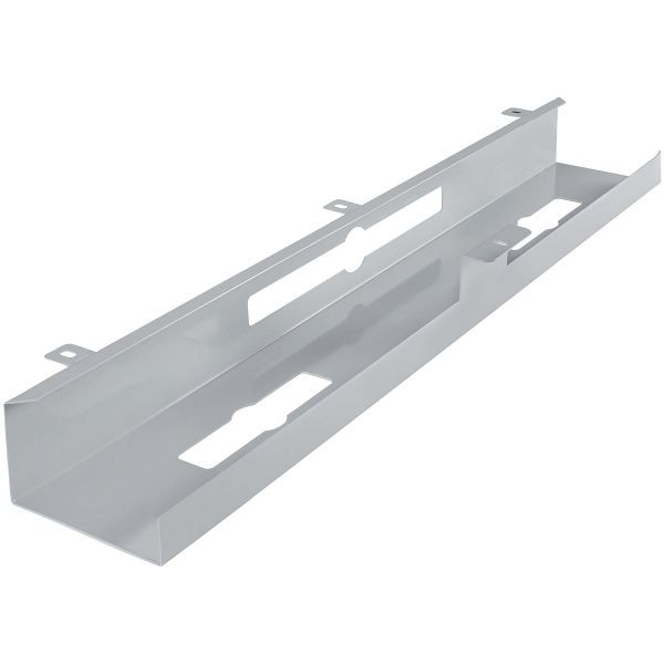 Amstyle Kabelkanal Schreibtisch 80x7x13 cm Silber, SPM4.004