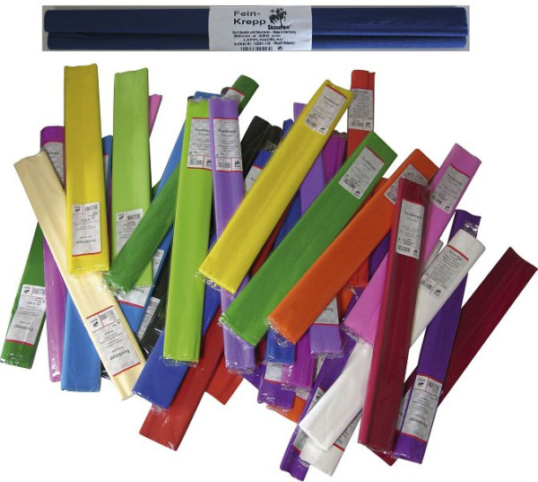 Werola Feinkrepppapier - 50 x 250 cm, primel, VE: 2,5 m, 12061154