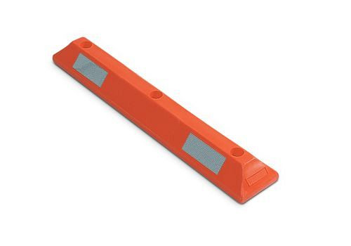 DENIOS Parkplatzbegrenzung "Parkstopp" PS 9 aus Polyethylen (PE), B 900 mm, rot, 164280