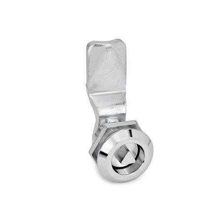 Ganter Verriegelungen, mit Steckschlüssel, Anschlagring verchromt (GN 115-SK10-40), VE: 25 Stück, 115-SK10-40