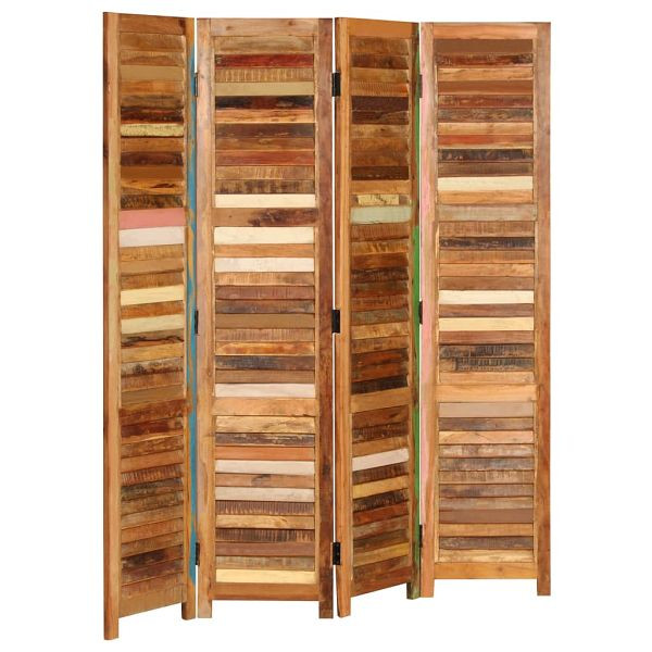 vidaXL Raumteiler Altholz Massiv 170 cm, 246411, 8718475611585