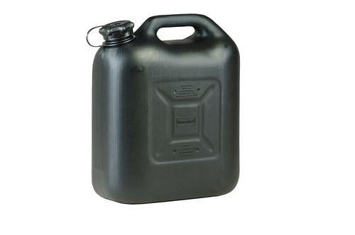 DENIOS Kraftstoff-Kanister CLASSIC, extra stabile Version, 18 Liter, schwarz, VE: 3 Stück, 308366