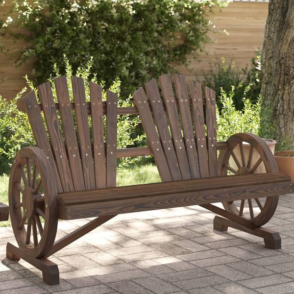vidaXL Adirondack-Gartenstuhl 2-Sitzer Massivholz Tanne, 365096