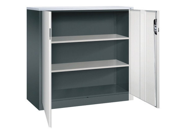 C+P Büroschrank Acurado, H1200xB1200xT500mm, 7016/7035, 9487-1200 S10274