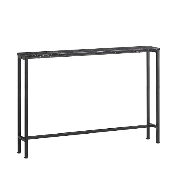 SoBuy Robuster Flurkonsolentisch Schwarz 120x20x80 cm, Modern, FSB19-XL-SCH