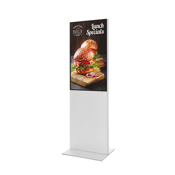 Showdown Displays Digitale Infostele Smart Line 43", weiß, DITTOTEM43C9003ESF