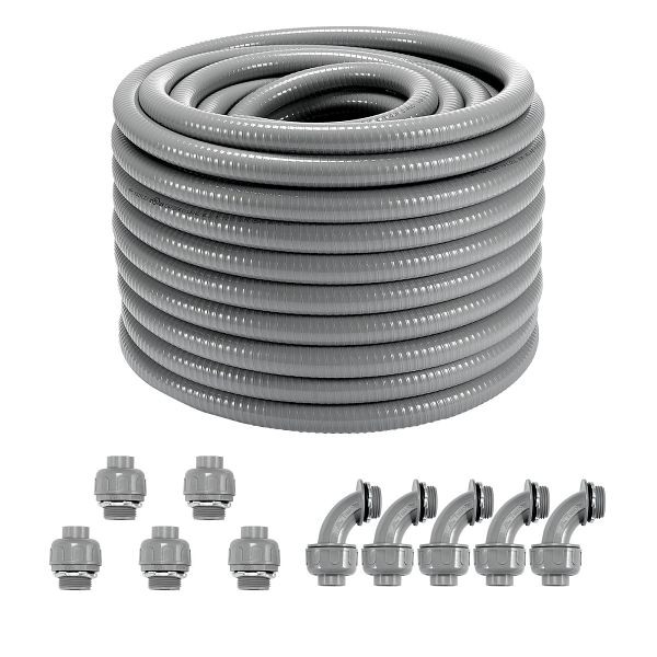VEVOR 30,5m PVC Wellschlauch Flexschlauch Wellrohr Isolierrohr Schutz 19,1mm, PVCYMDQDG34IIP87TV0
