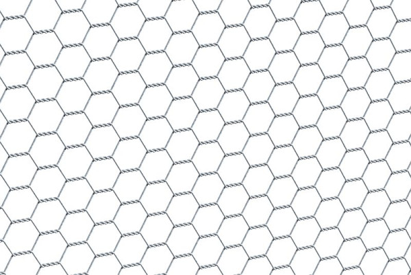 Alberts Sechseckgeflecht, Stahl, verzinkt, 25 m x 1000 mm, Draht-Durchmesser: 0,8 mm, 614171