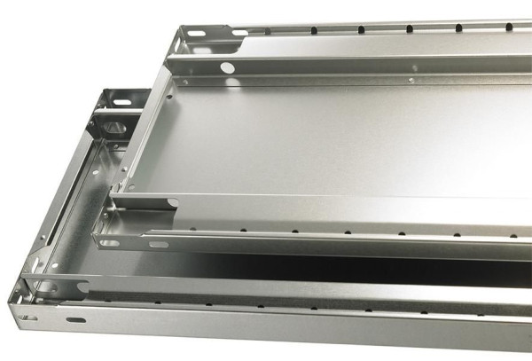 Schulte Zusatzebene für Doppel-Kanbanregal MULTIplus150, 1000 x 2x600, verzinkt, mit Trenn- und Seitenführungen, 21760-Z