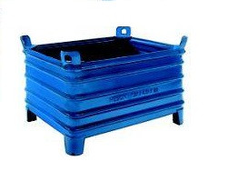 Heson Transportbehälter 1565, blau, 1200 x 800 x 600, 1565-03-04