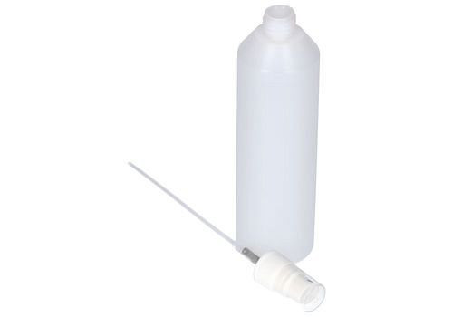 DENIOS Sprühflaschen aus HDPE, Pumpzerstäuber aus PP, transparent, 250ml, 10 Stück, 281734