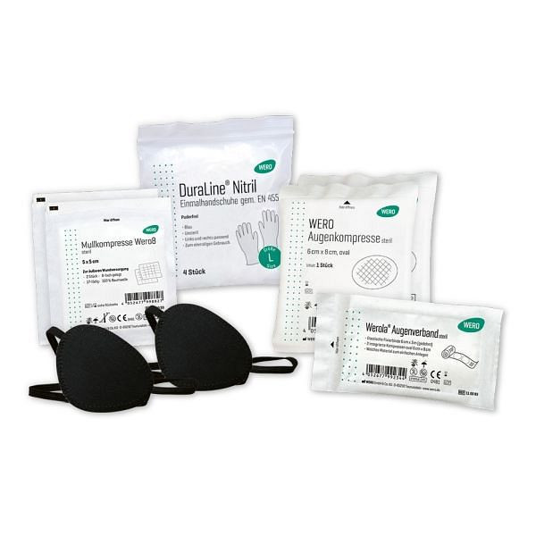 WERO Verband Set Auge zur Aufbewahrung in / bei Augenspülstationen, 207003