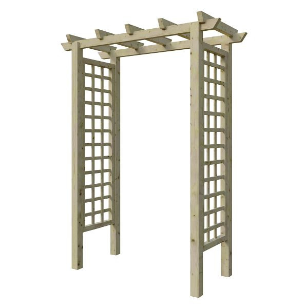 T&J CLEMATIS Eingangspergola gerade, 160 x 210 x 62 cm, kdi-grün, Durchgang 114 cm, 19514