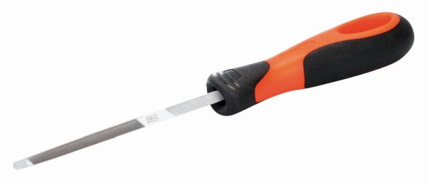 Bahco Dreikantsägefeile, mit Heft, 175 x 6,0 mm, Hieb 2, 4-190-07-2-2