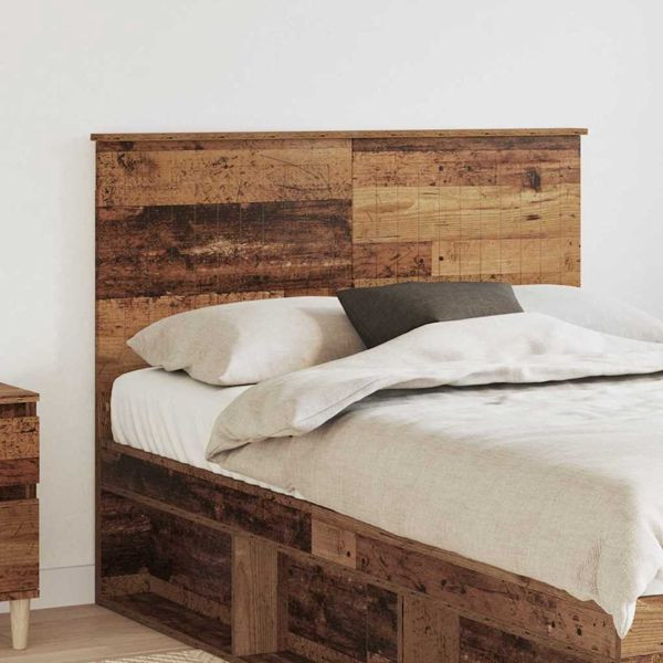 vidaXL Kopfteil mit Kopfteil Altholz 135 cm Holzwerkstoff, 887778
