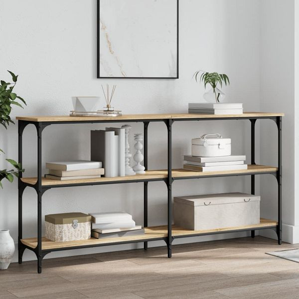 vidaXL Konsolentisch Sonoma-Eiche 150x29x75 cm Holzwerkstoff, 834106