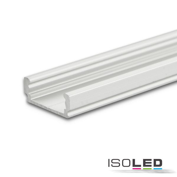 ISOLED LED Aufbauprofil SURF12 FLAT Aluminium eloxiert, 550cm, 113093