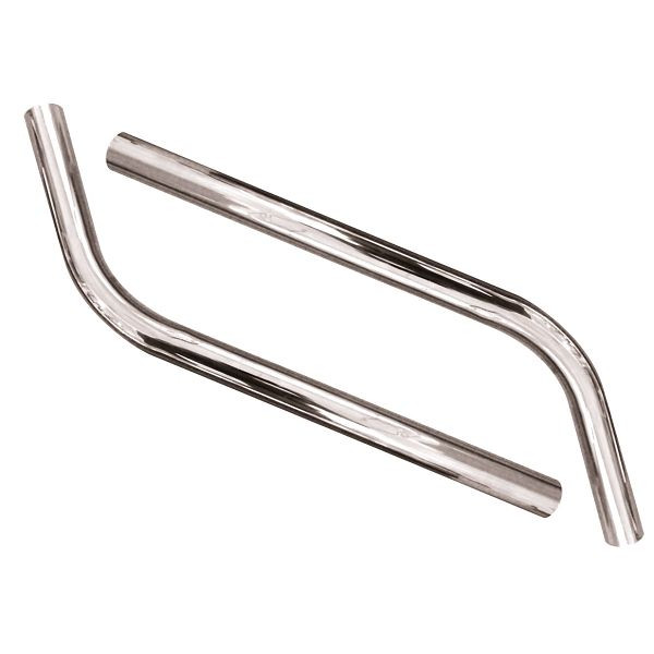 Cleancraft Saugrohr Ø 38 mm / 2 x 0,57 m, verchromt, 7013382