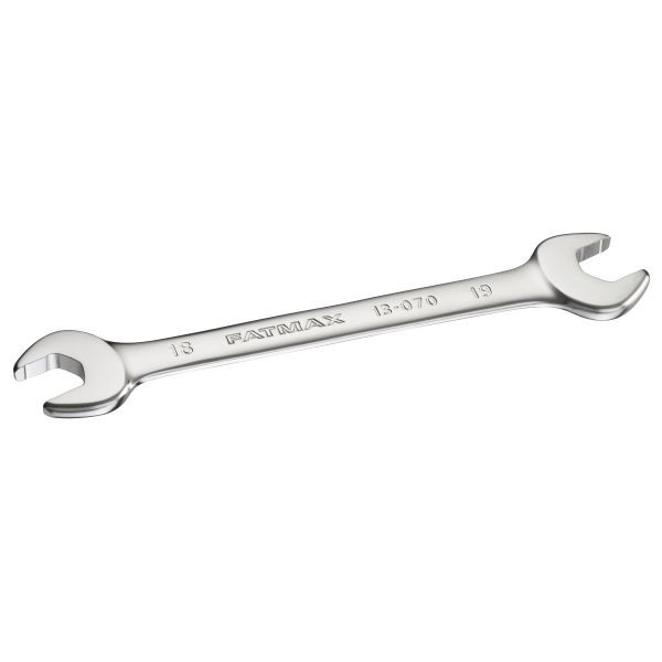 Stanley FATMAX Doppelmaulschlüssel 18x19mm, 15° gekröpft, mit Anti-Rutsch Design, FMMT13070-0