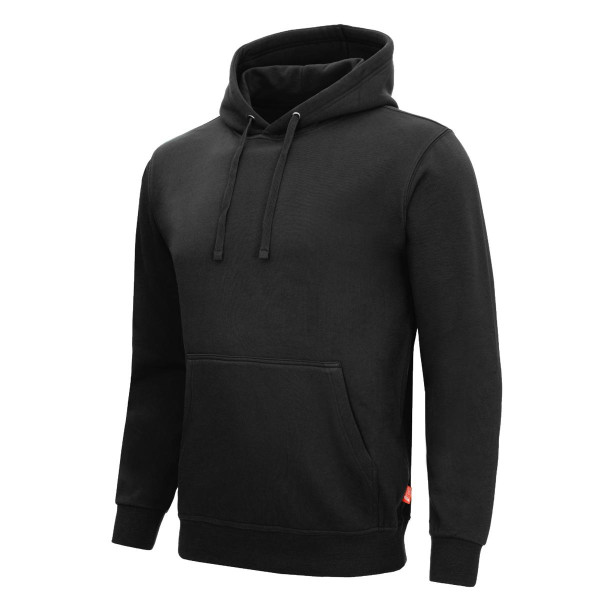 NITRAS MOTION TEX LIGHT, Kapuzenpullover, 70% Baumwolle / 30% Polyester, 300g/qm, Größe: M, Farbe: schwarz, VE: 15 Stück, 7025-1000-M