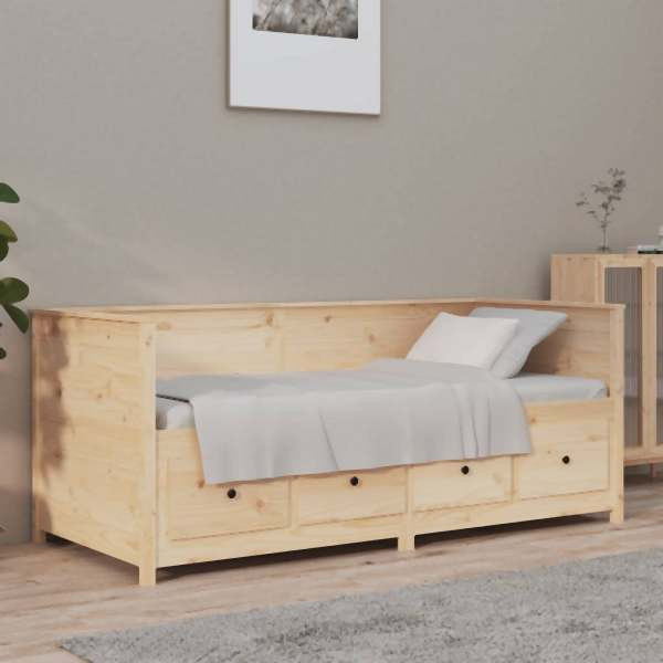 vidaXL Tagesbett 75x190 cm Massivholz Kiefer, 820916, 8720287138044