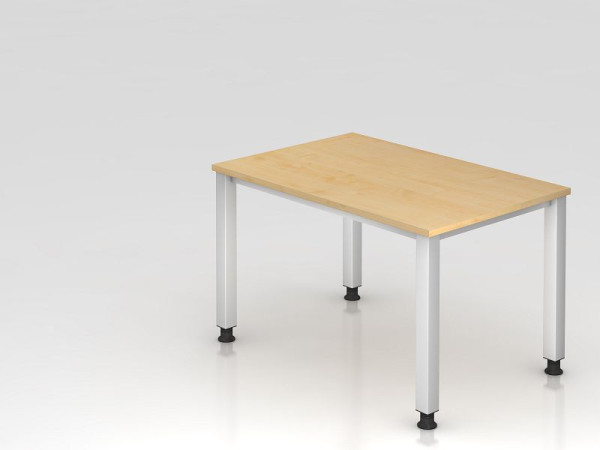 Hammerbacher Schreibtisch 4-Fuß eckig 120x80cm Ahorn, Rechteckform, VQS12/3/S