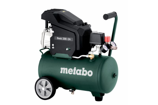 metabo Kompressor Basic 200-24 Karton, einfache, gewerbliche Anwendungen, 601522000