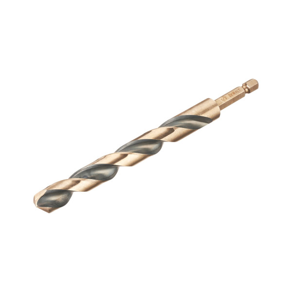 DeWalt Black&Gold HSS-G Metallbohrer, 12mm, Länge 107x145mm, Sechskantschaft, schlagfest, DT20618-QZ