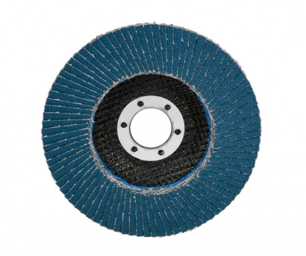 3M Fächerschleifscheibe 566A, 180 mm x 22 mm, P60, konisch, VE: 100 Scheiben, 7000104479