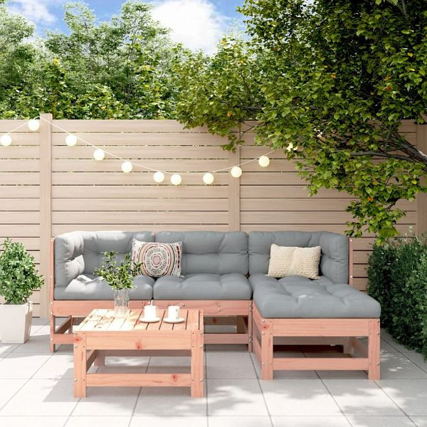 vidaXL 5-teilig Garten-Lounge-Set Massivholz Douglasie, 3186177