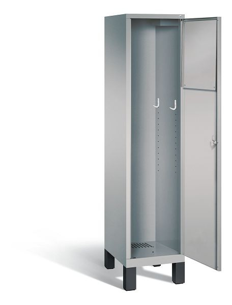 C+P Wäsche-Sammelschrank Evolo, H1850xB420xT500mm, Farbe: Weißaluminium, 48070-210 S10161