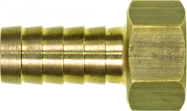 GEKAplus1/3-Schlauchverschraubung Sauger, IG G 1" - 13mm MS mit Sechskant, VE: 10 Stück, 17.0531