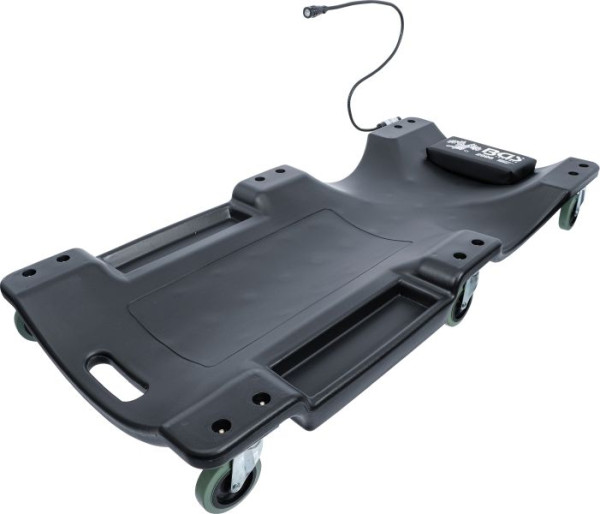 BGS Werkstatt-Rollbrett, mit Arbeitslampe, 1030 x 500 mm, 2996
