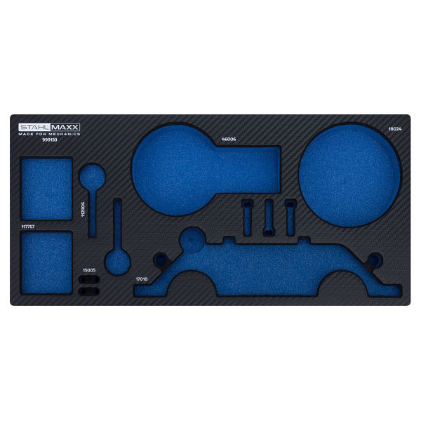 Stahlmaxx 1/3 Schaumstoffeinlage wie Opel für Motorcode 194A1000, B207 und weitere, XXL-999133S
