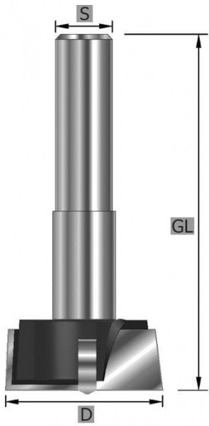 Edessö Kunstbohrer HW, Z: 2+2, A: 45, B: 90, C: 10, 146045010