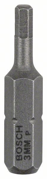 Bosch Schrauberbit Extra-Hart HEX 3, 25 mm, 3er-Pack, VE: 5 Stück, 2607001722